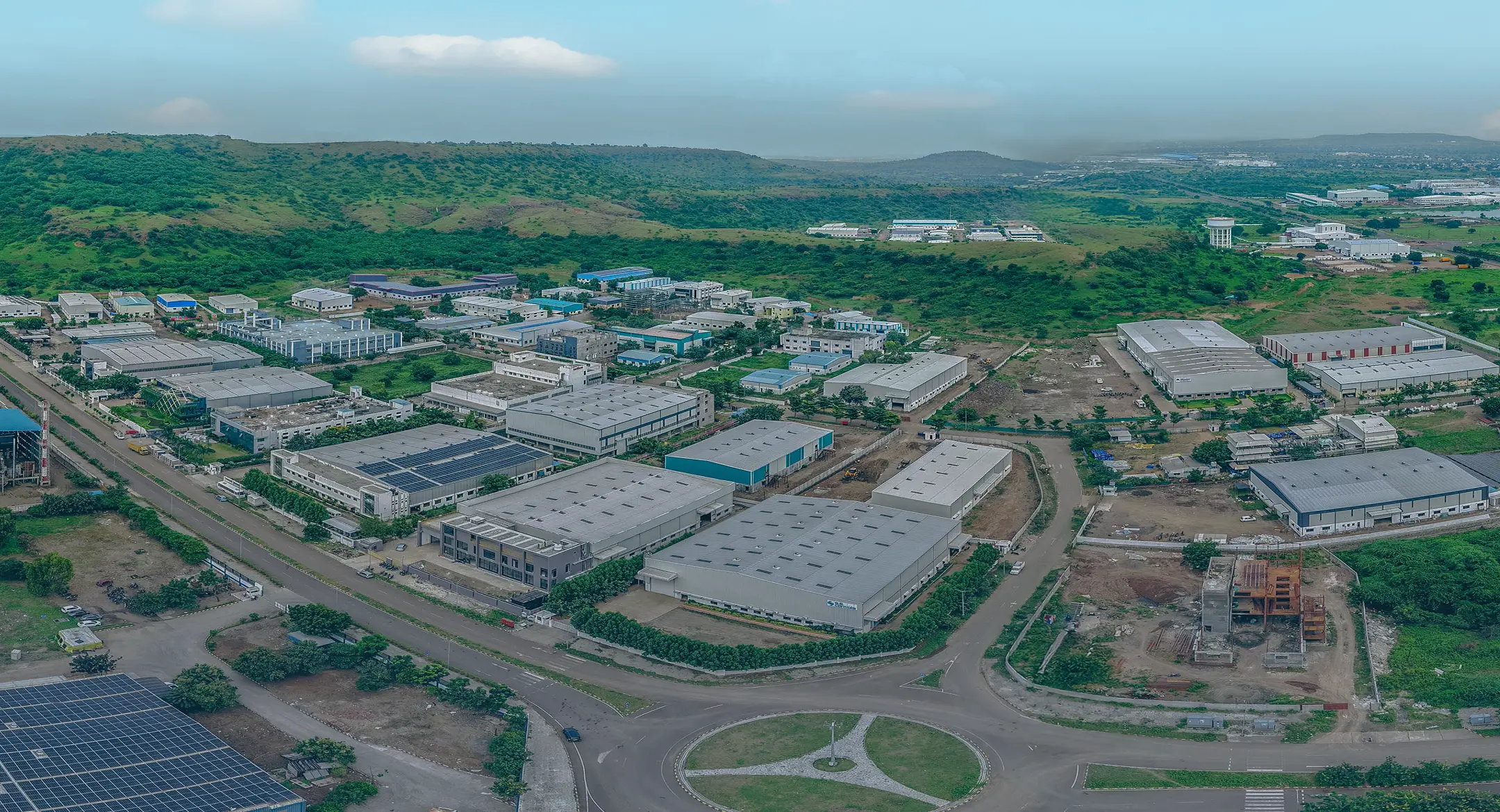 Industrial corridor and urban infrastructure